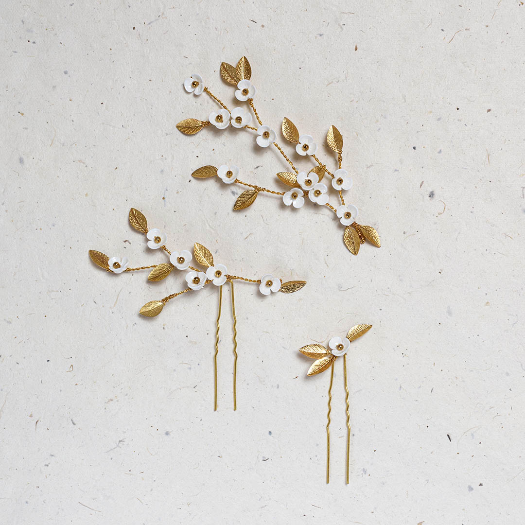 Bespoke Gold Hair Pins