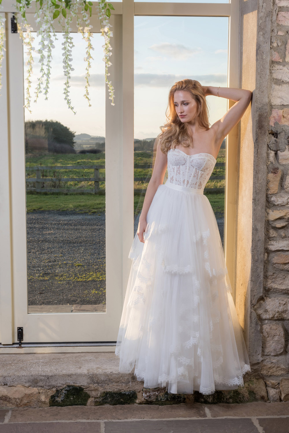 The Blythe wedding dress by Leigh Hetherington Bridal Wear